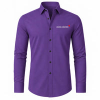 Thumbnail for Asiana Airlines Long Sleeve Shirt - Purple