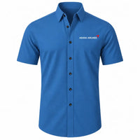 Thumbnail for Asiana Airlines Short Sleeve Shirt - Blue