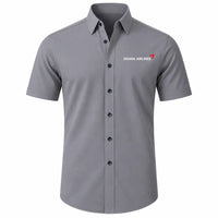 Thumbnail for Asiana Airlines Short Sleeve Shirt - Gray