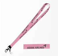 Thumbnail for Asiana Airlines lanyard - pink