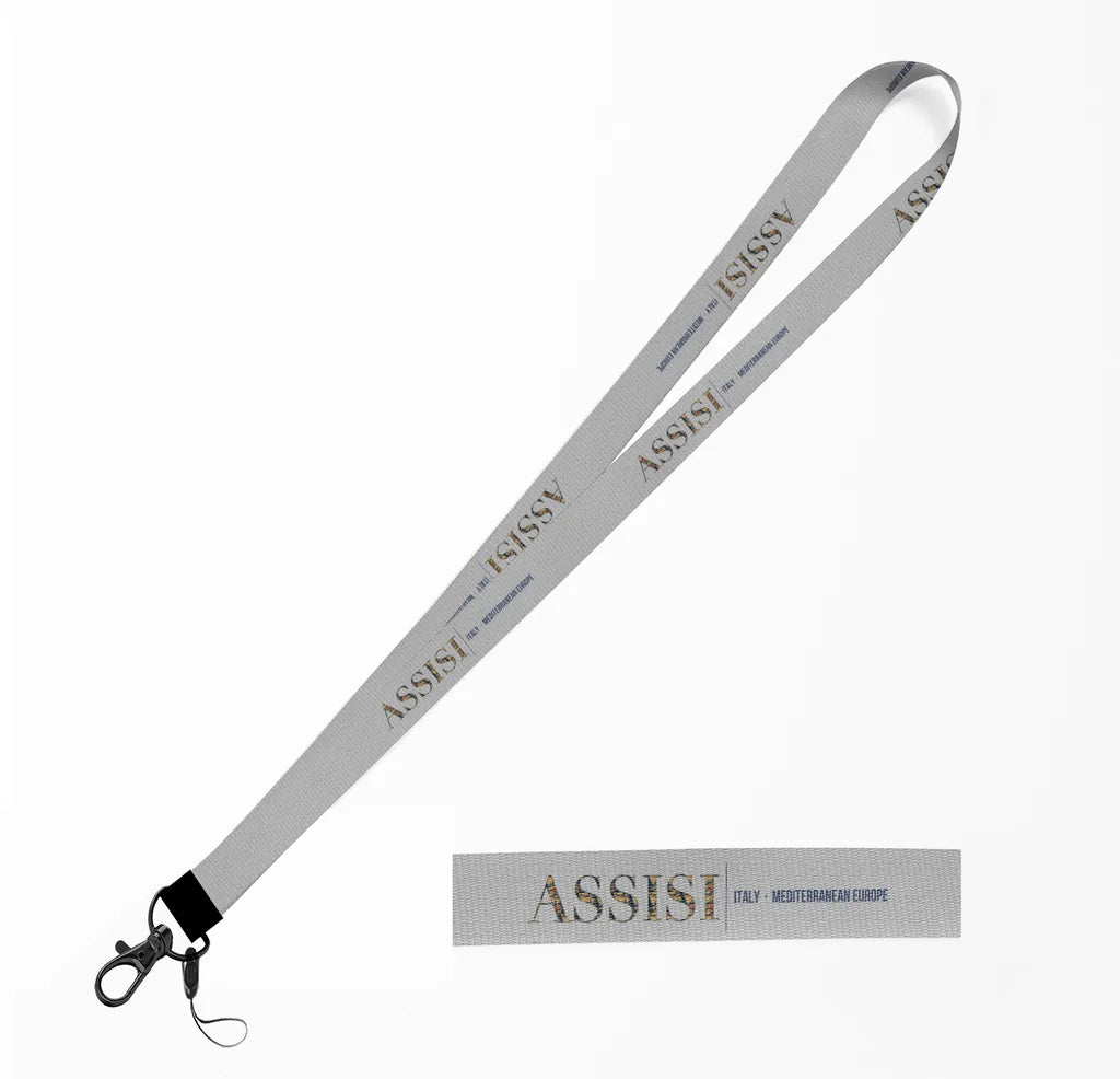 Assisi City Series lanyard - light gray