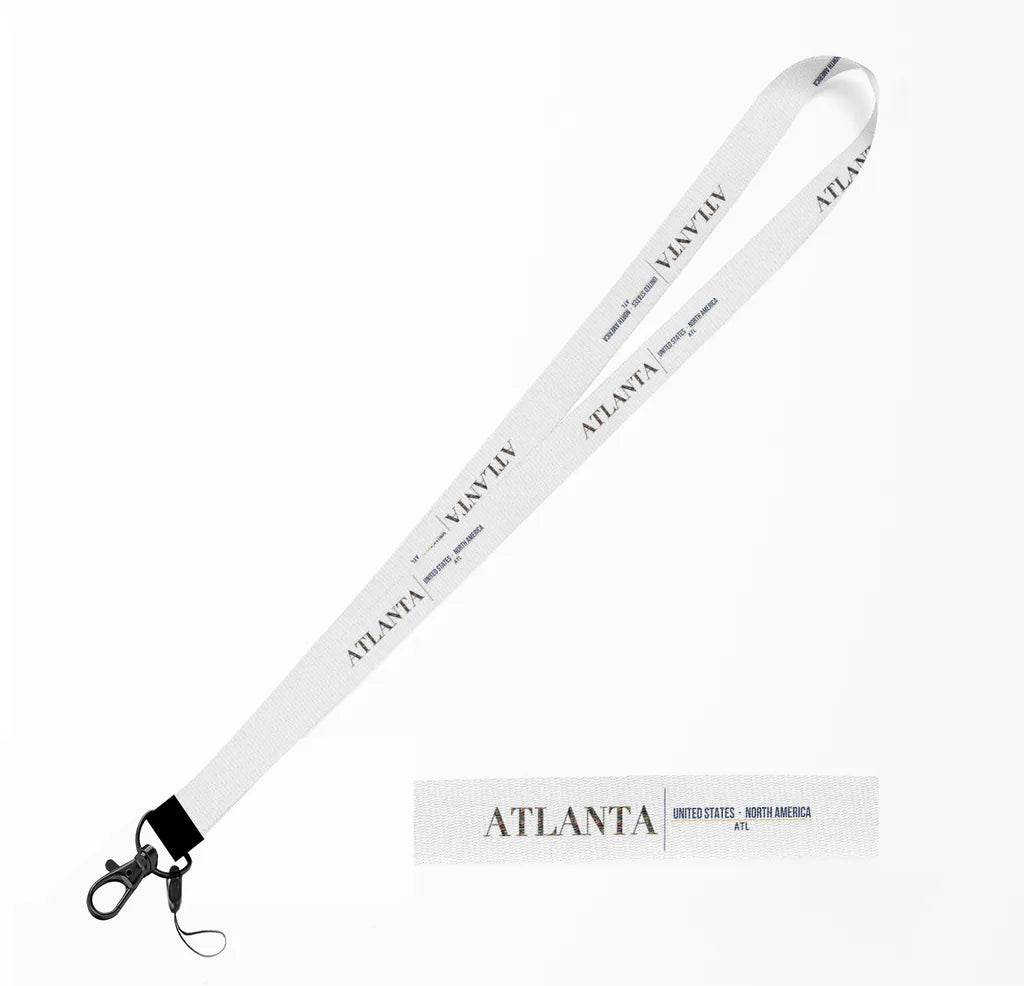 Atlanta City Series lanyard - white