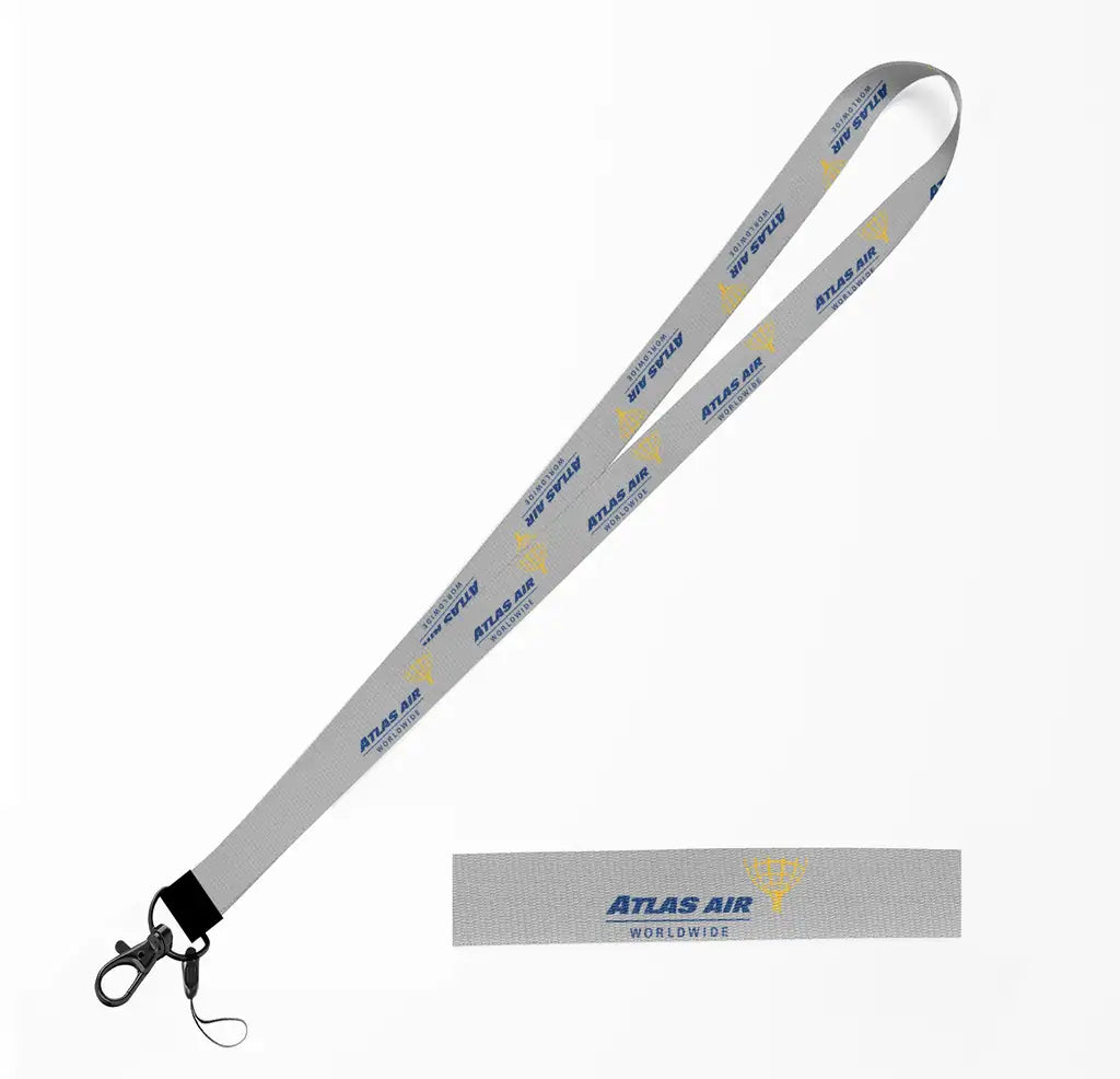 Atlas Air lanyard - light gray