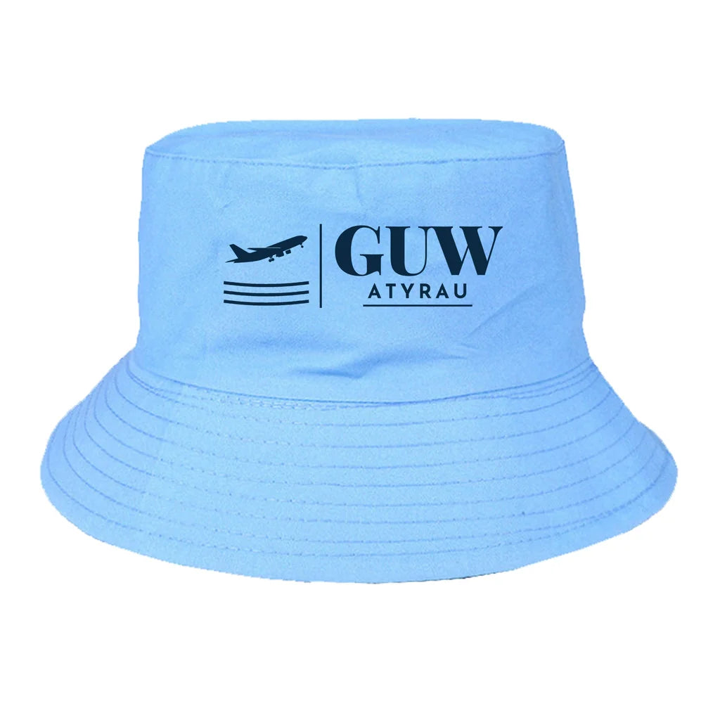 Atyrau Airport (GUW) summer hat - light blue
