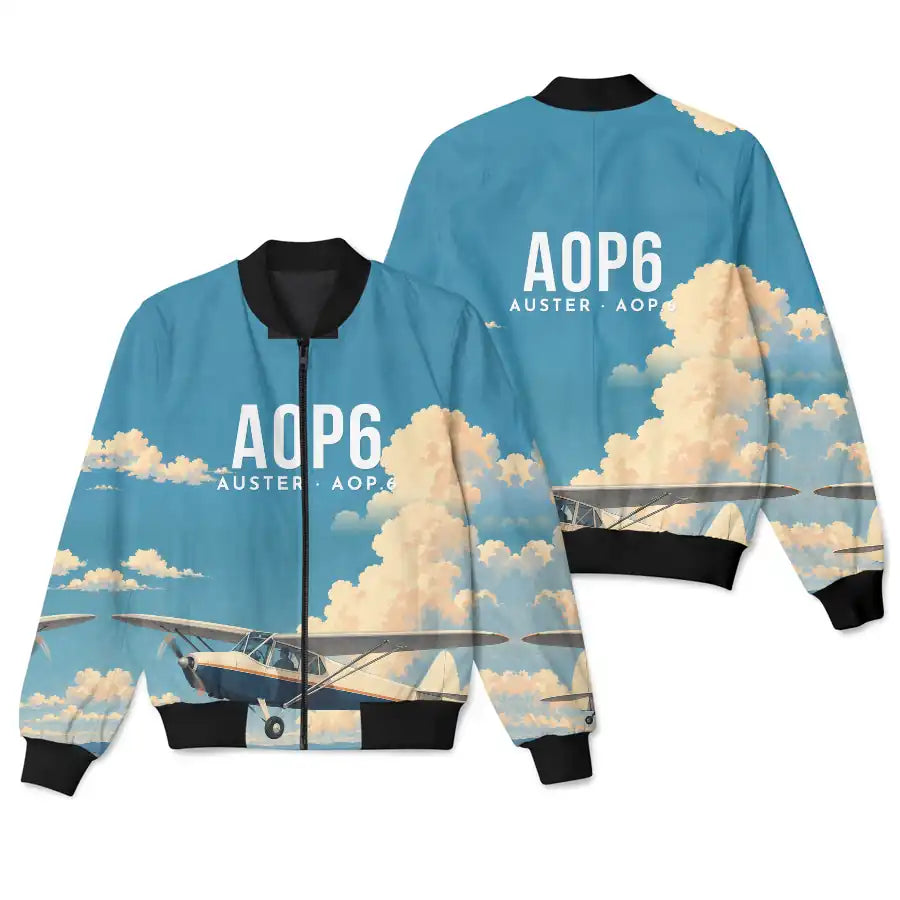 Auster AOP.6 3D All-Over Print Clothing - Bomber Jacket - 3D