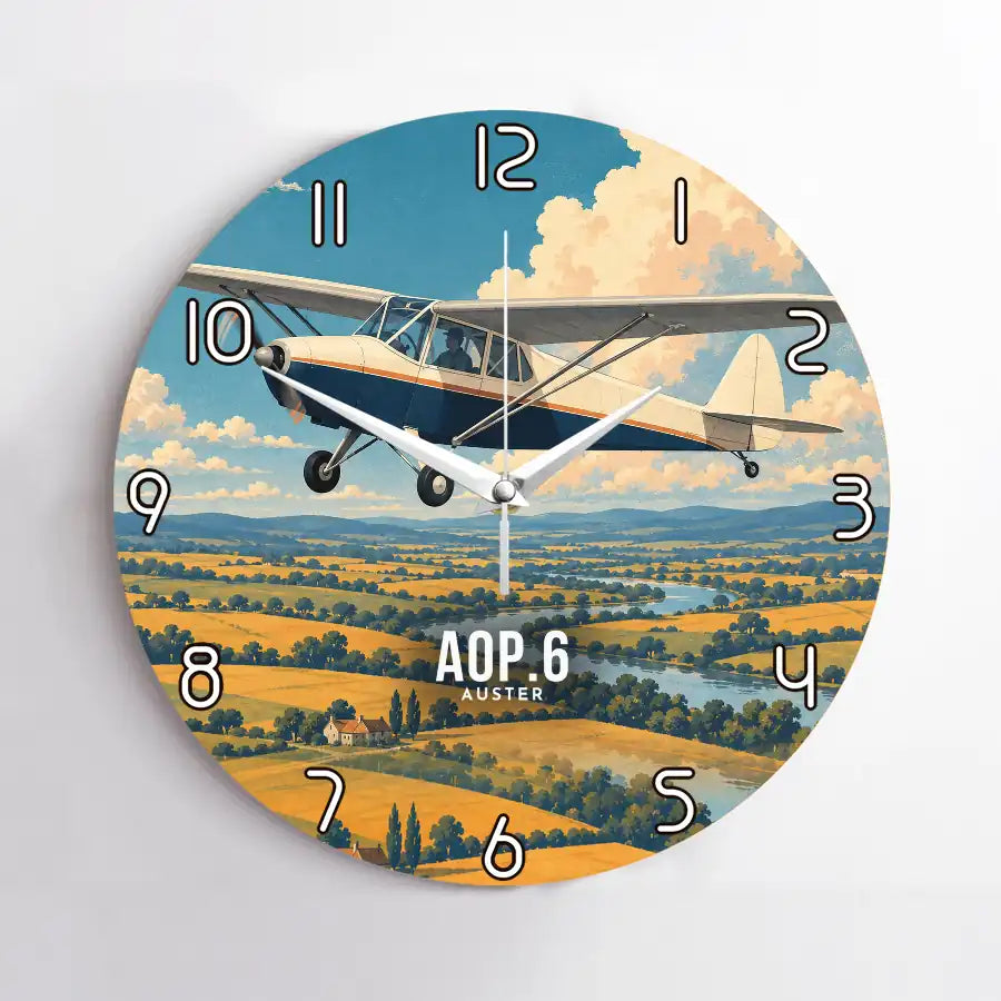 Auster AOP.6 - 3D - No Frame - Full Print