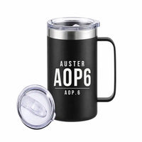 Thumbnail for Auster AOP.6 - Beverage Mug - Tag - Black