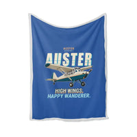 Thumbnail for Auster AOP.6 - Cartoon - Blanket - Blue