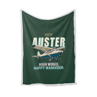 Thumbnail for Auster AOP.6 - Cartoon - Blanket - Dark Green