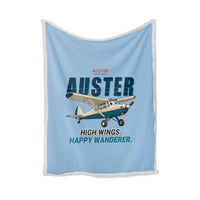 Thumbnail for Auster AOP.6 - Cartoon - Blanket - Light Blue