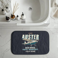 Thumbnail for Auster AOP.6 - Cartoon + Name - Bath Mat