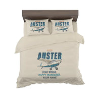 Thumbnail for Auster AOP.6 - Cartoon + Name - Bedding Set - Beige