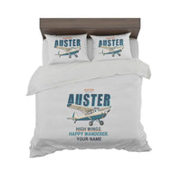 Thumbnail for Auster AOP.6 - Cartoon + Name - Bedding Set - Light Gray