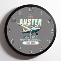 Thumbnail for Auster AOP.6 - Cartoon + Name - Framed - Gray