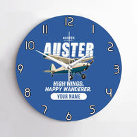 Thumbnail for Auster AOP.6 - Cartoon + Name - No Frame - Blue