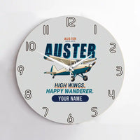 Thumbnail for Auster AOP.6 - Cartoon + Name - No Frame - Light Gray