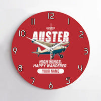 Thumbnail for Auster AOP.6 - Cartoon + Name - No Frame - Red