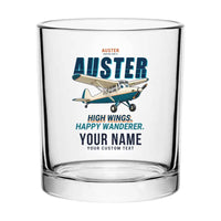 Thumbnail for Auster AOP.6 - Cartoon + Name - Special Whiskey Glass