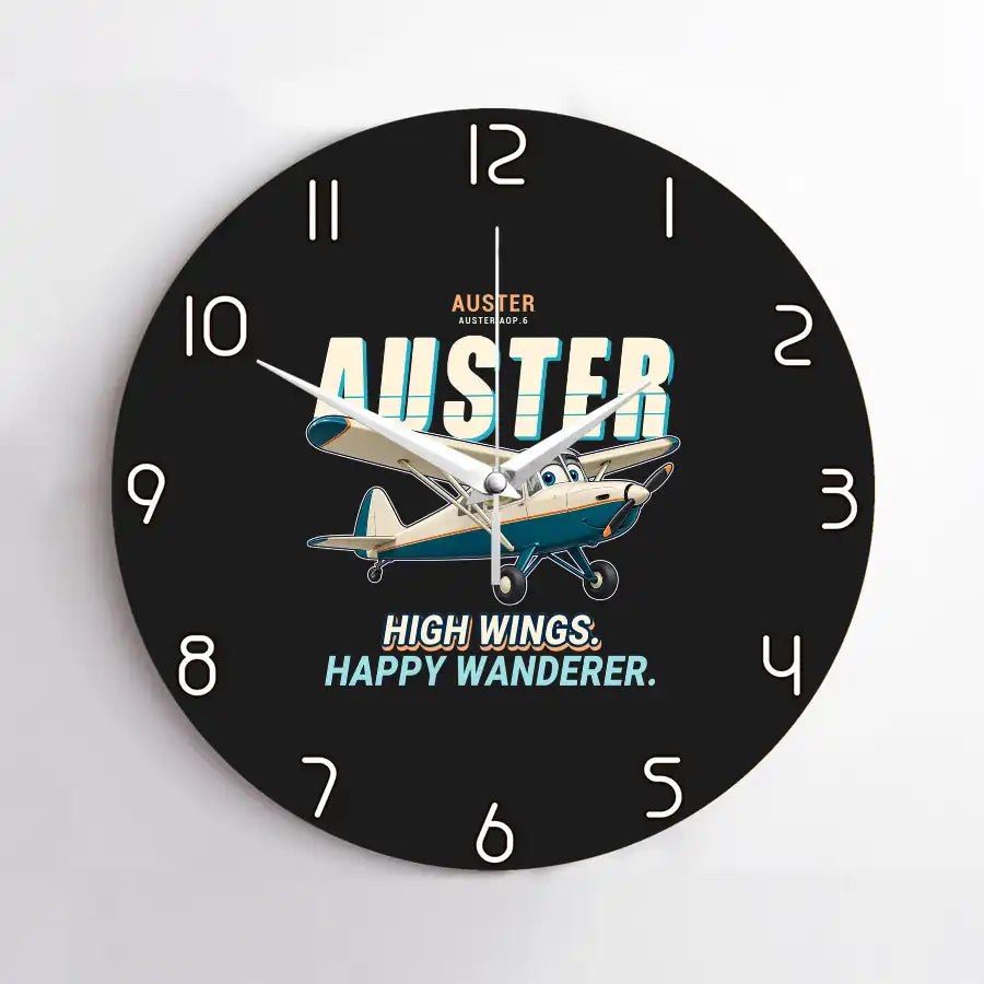 Auster AOP.6 - Cartoon - No Frame - Black