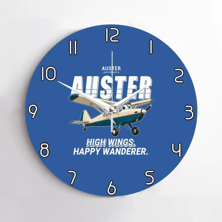 Auster AOP.6 - Cartoon - No Frame - Blue