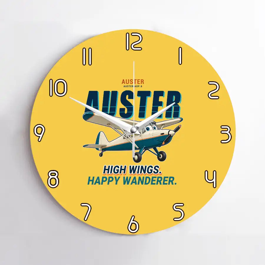 Auster AOP.6 - Cartoon - No Frame - Yellow