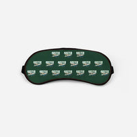 Thumbnail for Auster AOP.6 - Cartoon Pattern - Sleep Mask - Dark Green