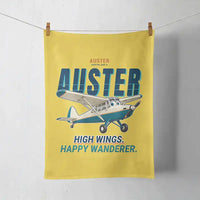 Thumbnail for Auster AOP.6 - Cartoon - Towel - Yellow