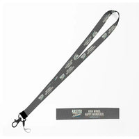Thumbnail for Auster AOP.6 Lanyard & ID Holders lanyard - Cartoon - Gray