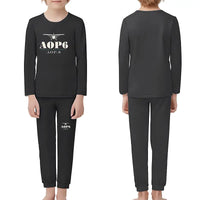 Thumbnail for Auster AOP.6 - Children Pajamas - Heritage Chest - Black
