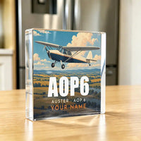 Thumbnail for Auster AOP.6 - Crystal Ornament - 3D + Name - Kitchen