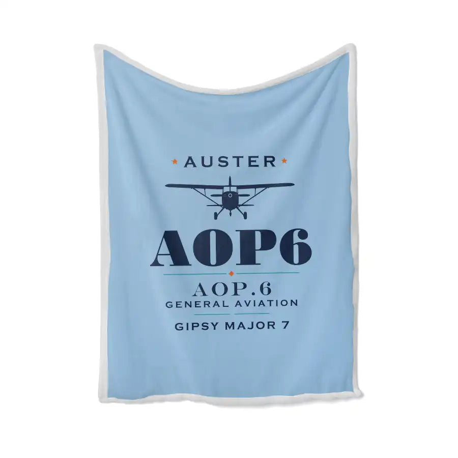 Auster AOP.6 - Heritage - Blanket - Light Blue