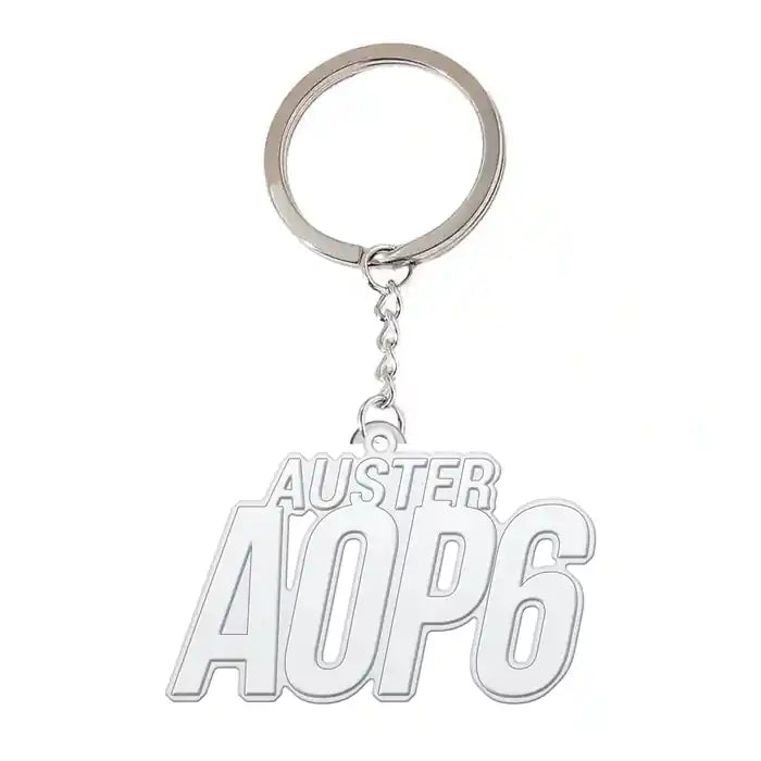 Auster AOP.6 - Hollow Key Chain - Tag - Silver