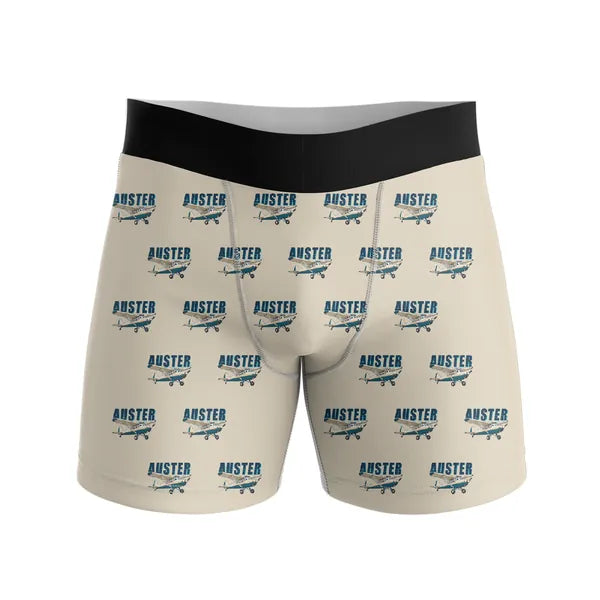Auster AOP.6 - Men Boxers - Cartoon Pattern - Beige