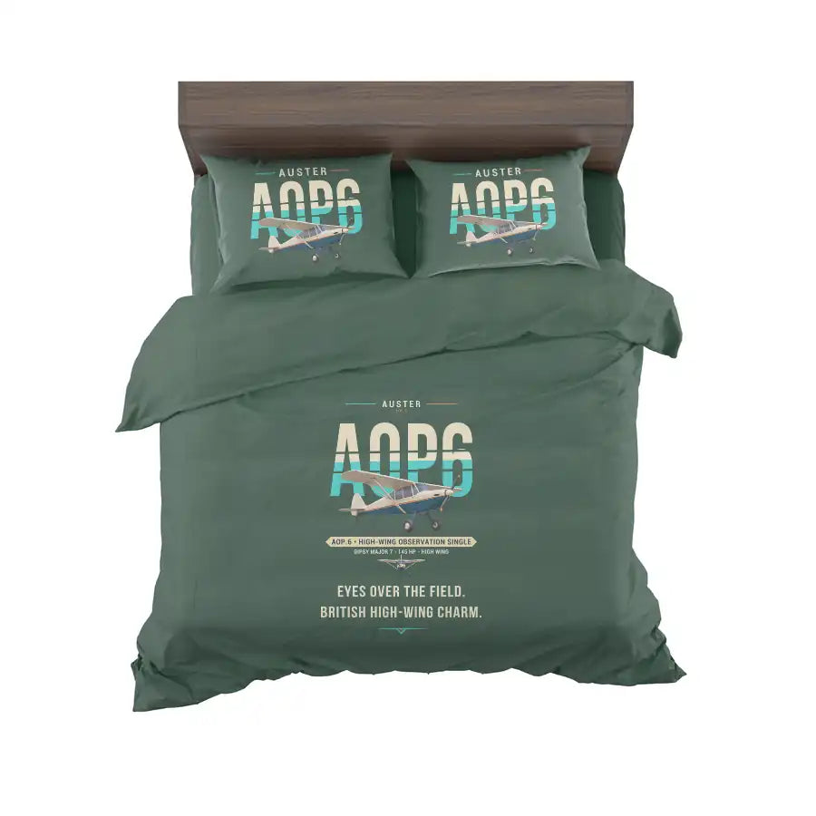 Auster AOP.6 - Original - Bedding Set - Dark Green