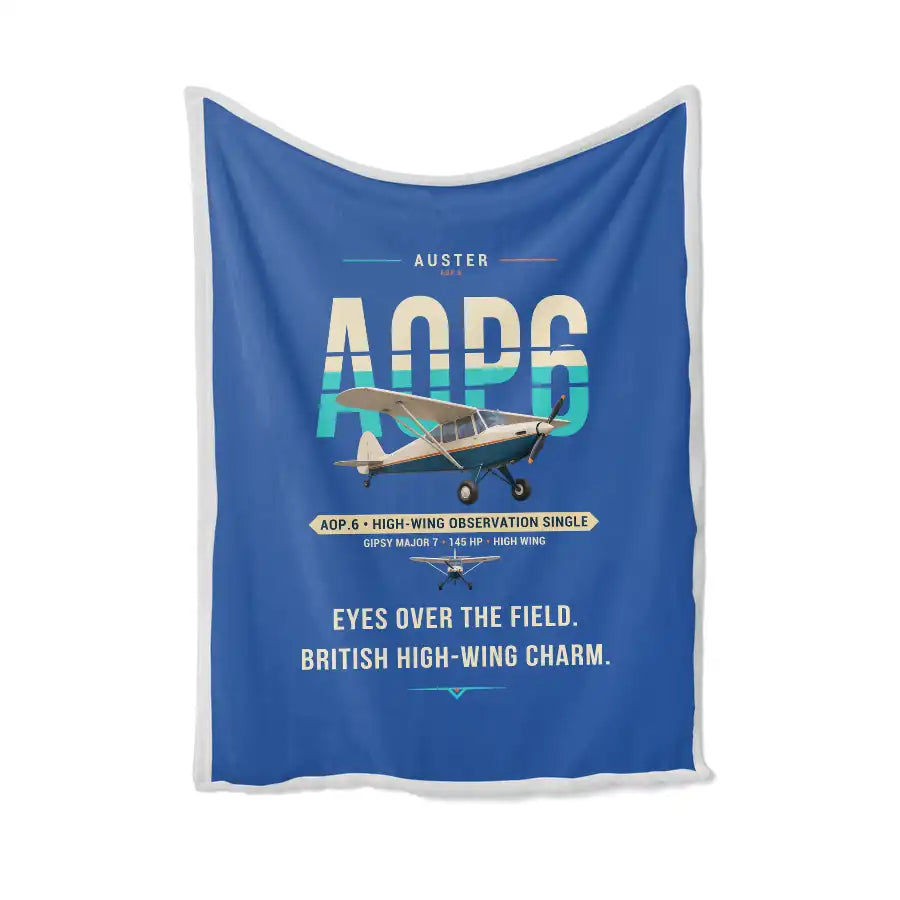 Auster AOP.6 - Original - Blanket - Blue