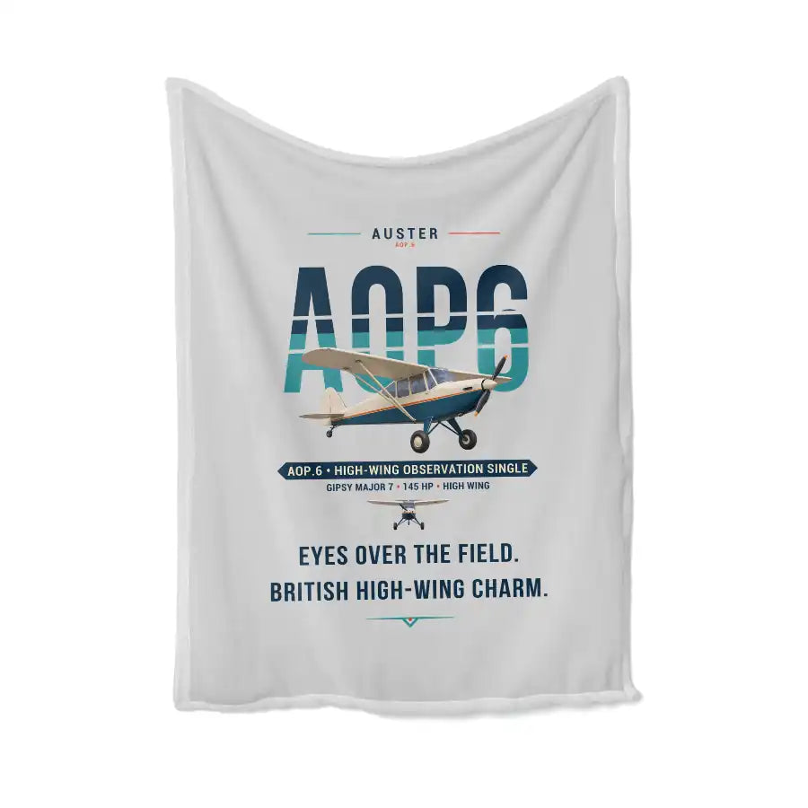 Auster AOP.6 - Original - Blanket - Light Gray