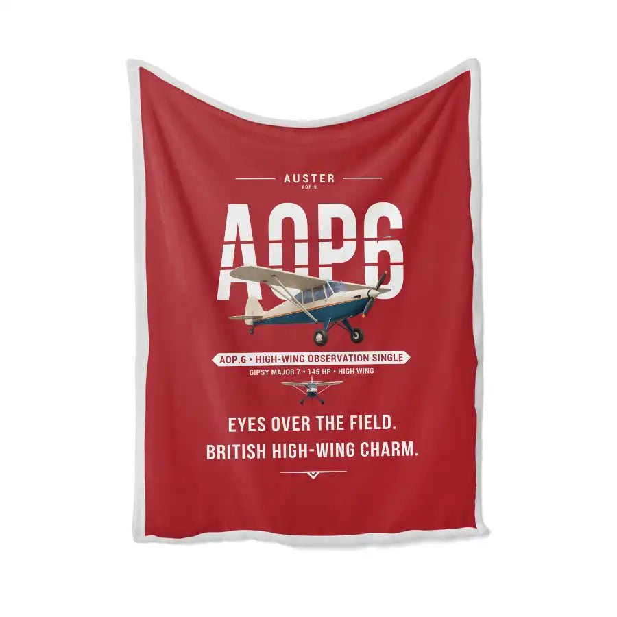 Auster AOP.6 - Original - Blanket - Red
