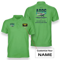 Thumbnail for Auster AOP.6 - Original - Double-Side Polo - Light Green + Name