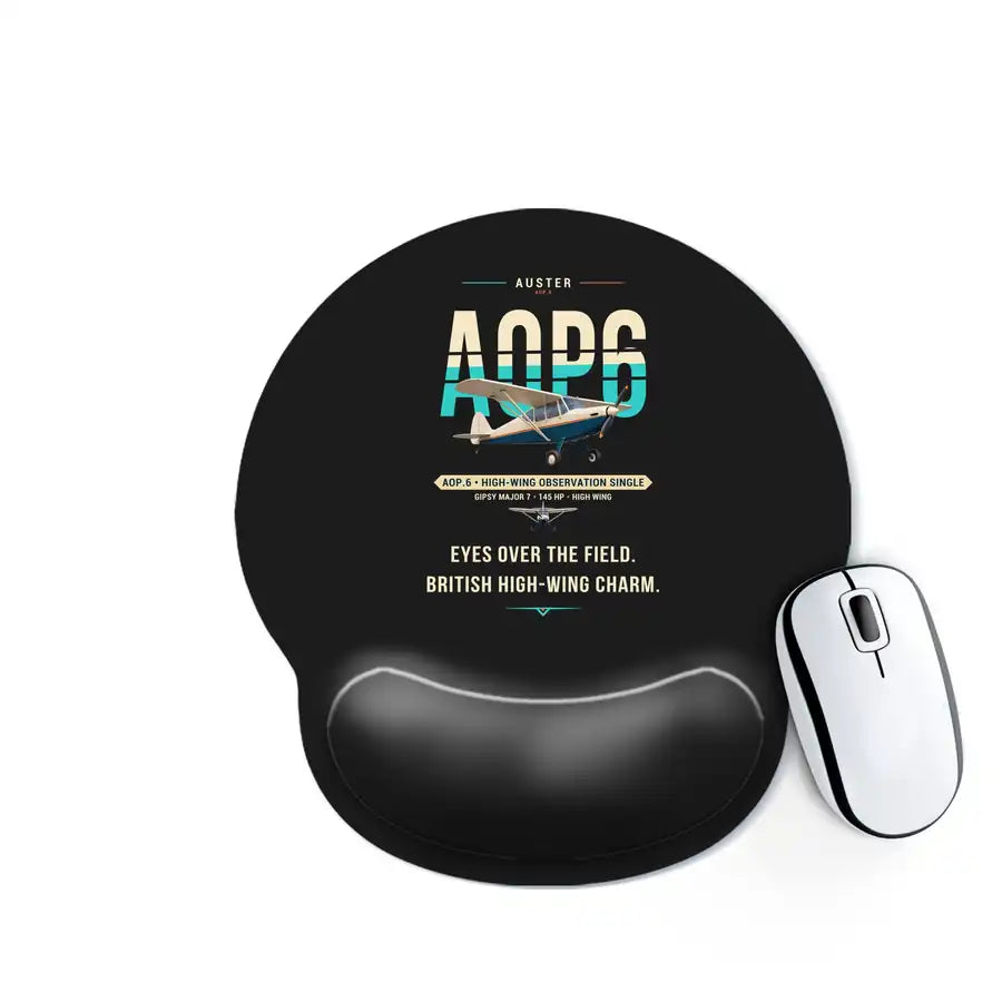 Auster AOP.6 - Original - Ergonomic Mouse Pad - Black