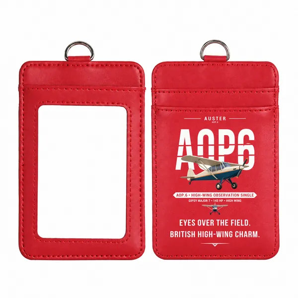 Auster AOP.6 - Original - ID Card Holder - Red