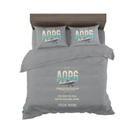 Thumbnail for Auster AOP.6 - Original + Name - Bedding Set - Gray