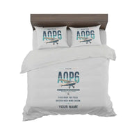 Thumbnail for Auster AOP.6 - Original + Name - Bedding Set - Light Gray