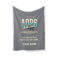 Thumbnail for Auster AOP.6 - Original + Name - Blanket - Gray