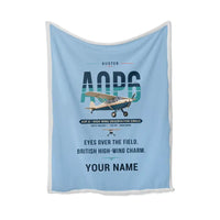 Thumbnail for Auster AOP.6 - Original + Name - Blanket - Light Blue