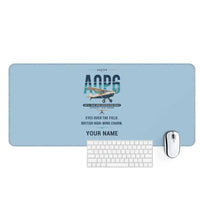 Thumbnail for Auster AOP.6 - Original + Name - Desk Mat - Light Blue