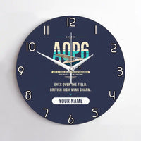Thumbnail for Auster AOP.6 - Original + Name - No Frame - Navy Blue