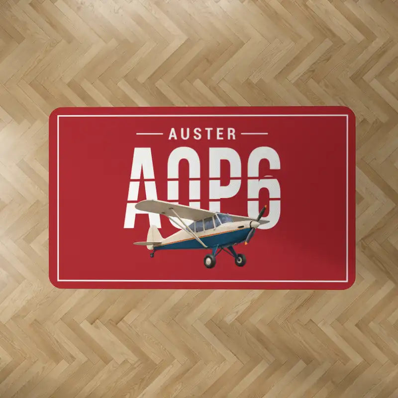 Auster AOP.6 - Original - Rectangle Carpet - Red