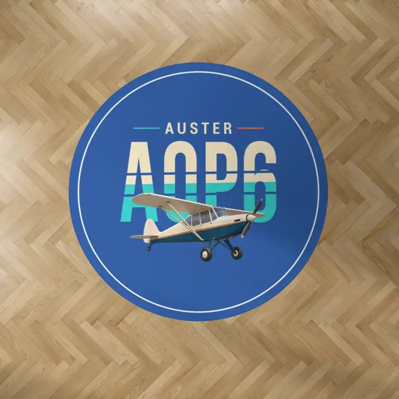 Auster AOP.6 - Original - Round Carpet - Blue