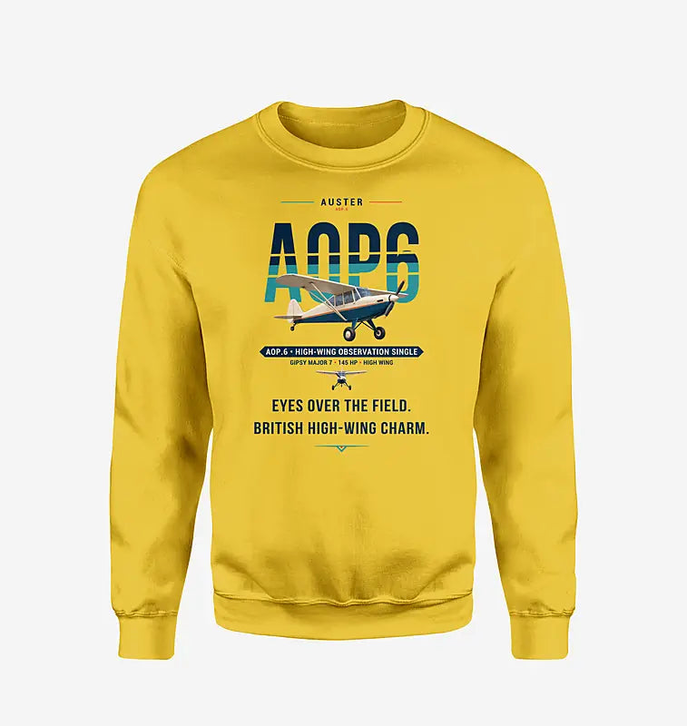Auster AOP.6 - Original - Sweatshirt - Yellow