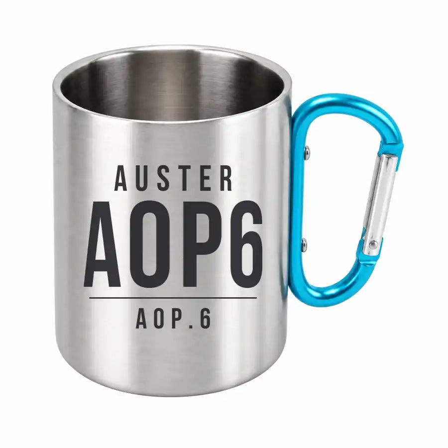 Auster AOP.6 - Outdoors Mug - Tag - Light Blue